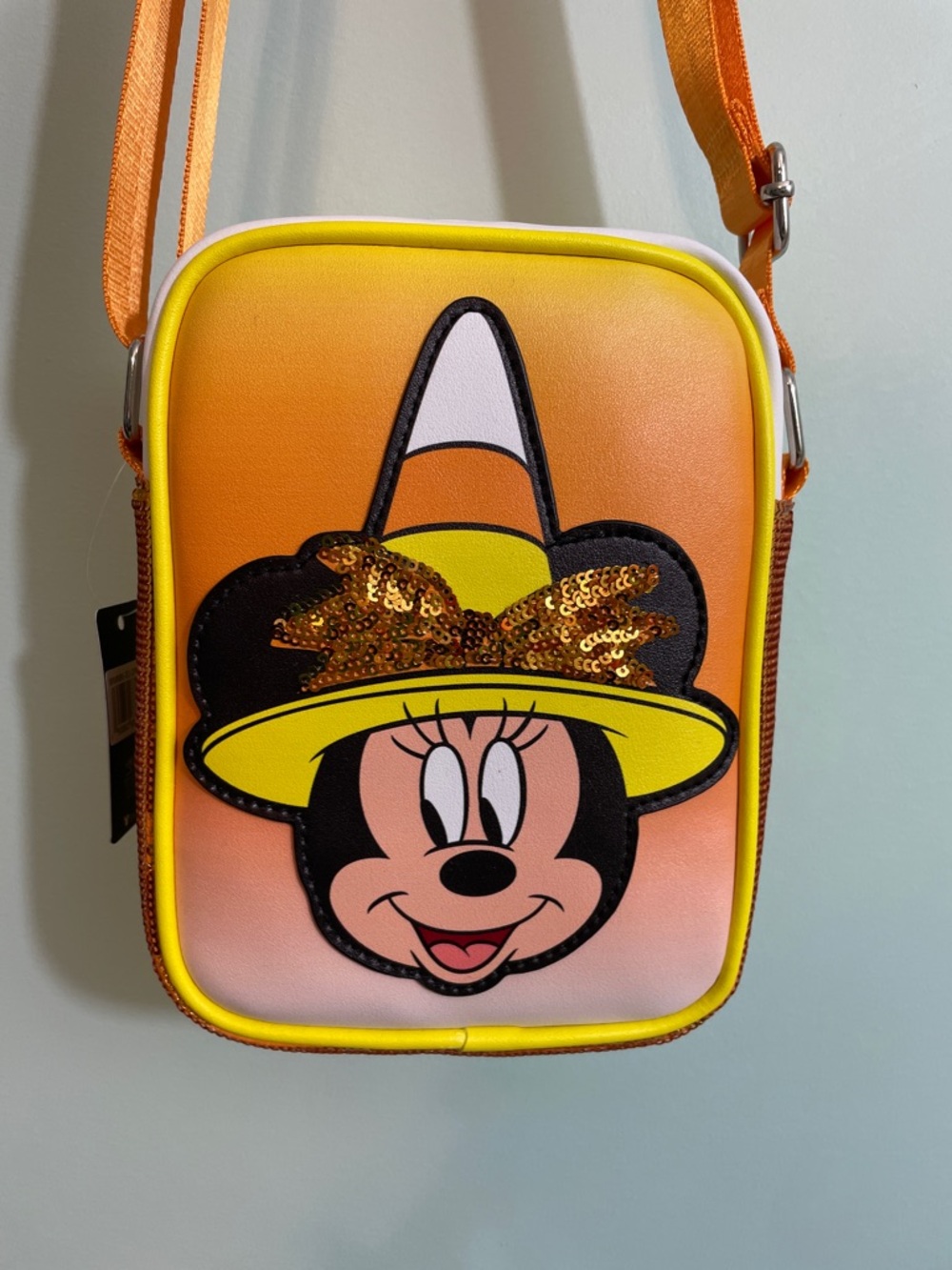 Disney Minnie Mouse Witch Buckle Down Crossbody Halloween